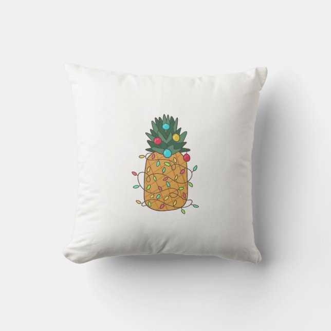 Tropische Ananas Kissen (Vorderseite)