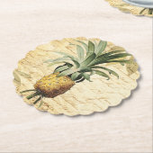 Tropische Ananas Kunst Untersetzer (angewinkelt)