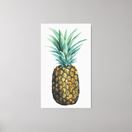 Tropische Ananas Leinwanddruck (Vorderseite)