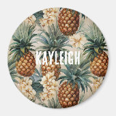 Tropische Ananas Magnet (Vorne)