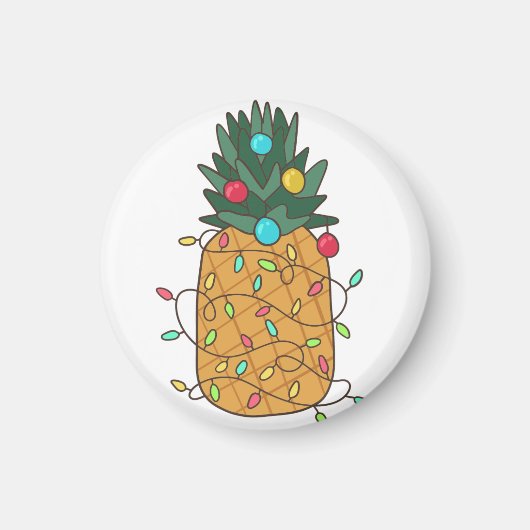 Tropische Ananas Magnet (Vorne)