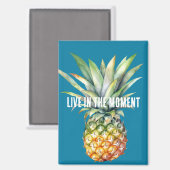 Tropische Ananas Magnet (Vorderseite/Rückseite)
