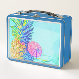 Tropische Ananas Metall Brotdose