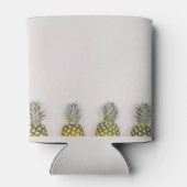 Tropische Ananas mit Namen Dosenkühler (Rückseite)