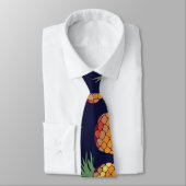 Tropische Ananas Necktie Krawatte (Gebunden)
