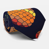 Tropische Ananas Necktie Krawatte (Gerollt)