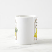 Tropische Ananas, ökologisch angebaut Kaffeetasse (Mittel)