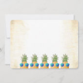 Tropische Ananas | Party Einladung (Rückseite)