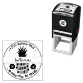 Tropische Ananas Permastempel (Beispiel)