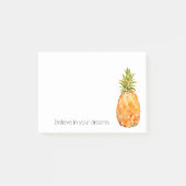 Tropische Ananas-personalisierte Post-it Klebezettel (Vorderseite)