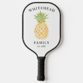 Tropische Ananas Pickleball Schläger (Rückseite)