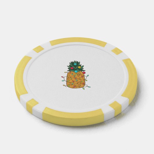 Tropische Ananas Pokerchips (Einzeln)