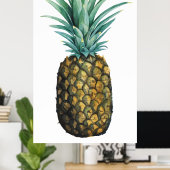 Tropische Ananas Poster (Heimbüro)