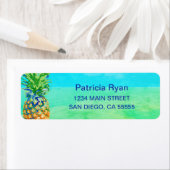 Tropische Ananas-Rücksendeadresse (Insitu)