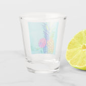 Tropische Ananas Schnapsglas (Rückseite)