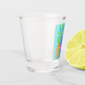 Tropische Ananas Schnapsglas (Links)