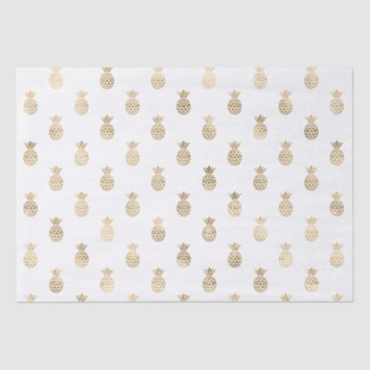 Tropische Ananas Seidenpapier (Vorderseite)