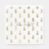 Tropische Ananas Serviette (Vorderseite)