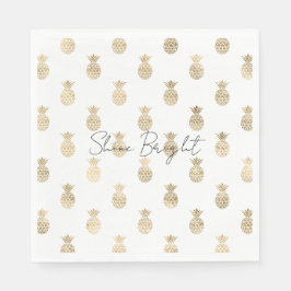 Tropische Ananas Serviette