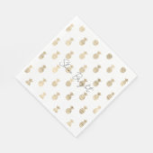 Tropische Ananas Serviette (Ecke)