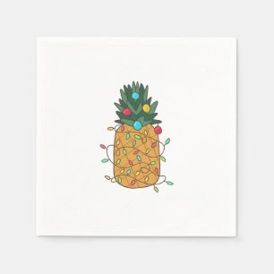 Tropische Ananas Serviette