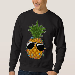 Tropische Ananas-Sonnenbrille Weihnachten in J Sweatshirt