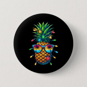 Tropische Ananas-Sungl-Weihnachtslichter Xmas In  Button