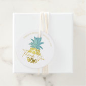 Tropische Ananas Sweet 16 Danke, ID922 Geschenkanhänger (Beispiel)