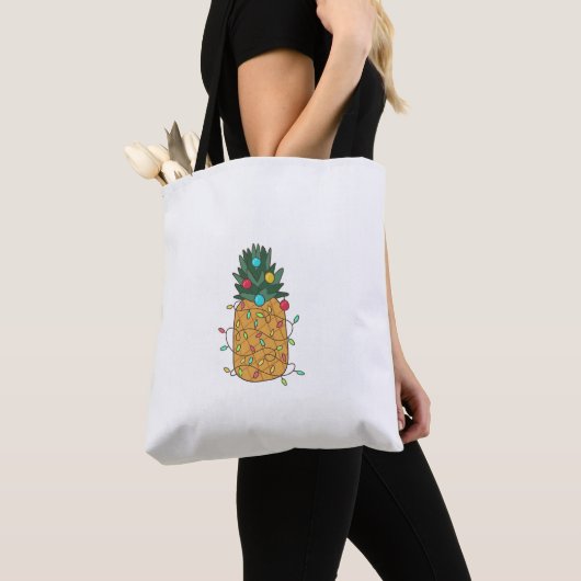 Tropische Ananas Tasche (Von Nahem)