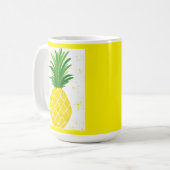Tropische Ananas Tasse (Vorderseite Links)