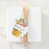 Tropische Ananas Vielen Dank für Ihre Unterstützun Geschenkanhänger (Beispiel)