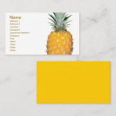 Tropische Ananas Visitenkarte (Vorne/Hinten)