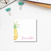 Tropische Ananas Wasserfarbe Personalisiert Post-it Klebezettel