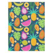 Tropische Ananas Wassermelone Banana Früchte Tischdecke (Vorderseite)