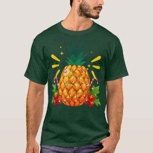 Tropische Ananas Weihnachten Weihnachten im Sommer T-Shirt