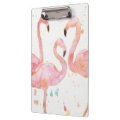 Tropische | Ansammlung der Flamingos Klemmbrett (Links)