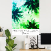 *~* Tropische AP25 Reisepersonalize - Palm Tree P Poster (Heimbüro)