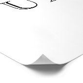 *~* Tropische AP25 Reisepersonalize - Palm Tree P Poster (Ecke)