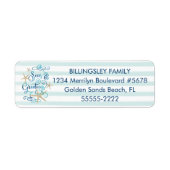 Tropische Aquamarine Frohe Festtage Starfish (Vorne)