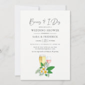 Tropische Aquarellbrauen vor I Einladung (Vorderseite)