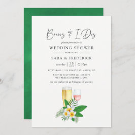 Tropische Aquarellbrauen vor I Einladung