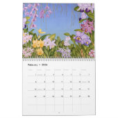 Tropische Aquarelle Kalender (Feb 2026)