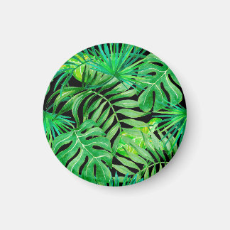 Tropische Aquarellfarben: Nahtlose Eleganz. Magnet