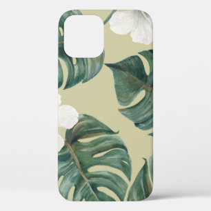 Tropische Aquarellfarben-Pflanze: nahtloses Muster Case-Mate iPhone Hülle