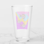 Tropische Aquarellfische Glas (Rückseite)