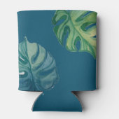 Tropische Aquarellfolien Dosenkühler (Rückseite)