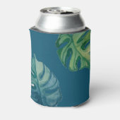 Tropische Aquarellfolien Dosenkühler (Kanne Rückseite)