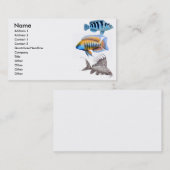 Tropische Aquarium-Fisch-Visitenkarte Visitenkarte (Vorne/Hinten)