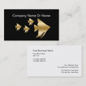 Tropische Aquaruim Silhouette-Geschäfts-Karten Visitenkarte (Vorne/Hinten)