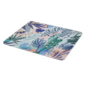 Tropische Art-Blumenmuster Schneidebrett (Ecke)